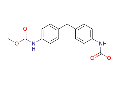 Molecular Structure of 7450-63-7 (Carbamic acid,N,N'-(methylenedi-4,1-phenylene)bis-, C,C'-dimethyl ester)