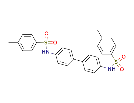 Molecular Structure of 51099-99-1 (4-methyl-N-[4-[4-[(4-methylphenyl)sulfonylamino]phenyl]phenyl]benzenesulfonamide)