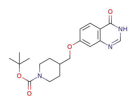 tert-butyl 4-(((4-oxo-3,4-dihydroquinazolin-7-yl)oxy)methyl)piperidine-1-carboxylate