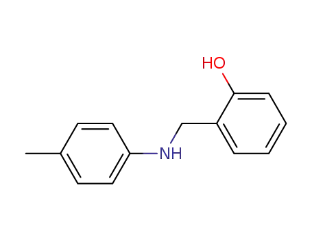 Molecular Structure of 14674-88-5 (2-([(4-METHYLPHENYL)AMINO]METHYL)PHENOL)