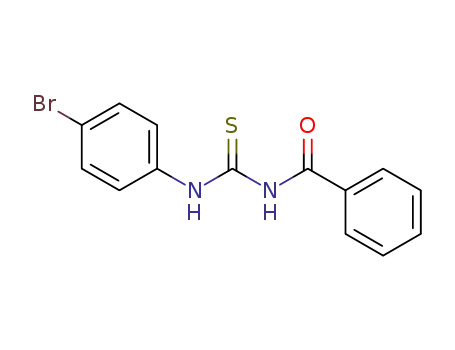 Molecular Structure of 19249-89-9 (N-{[(4-bromophenyl)amino]carbonothioyl}benzamide)