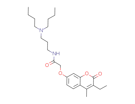 N-(3-(dibutylamino)propyl)-2-((3-ethyl-4-methyl-2-oxo-2H-chromen-7-yl)oxy)acetamide