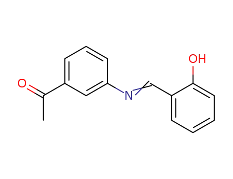 1-{3-[(2-hydroxy-3-methoxy-benzylidene)-amino]-phenyl}-ethanone