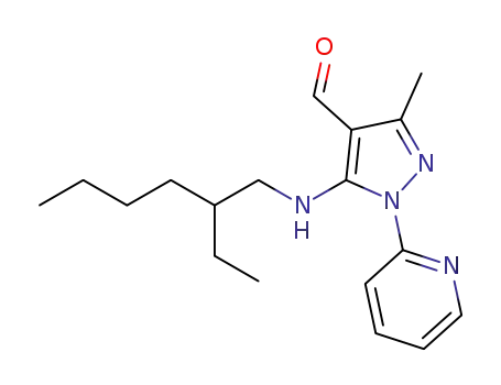 5-((2-ethylhexyl)amino)-3-methyl-1-(pyridin-2-yl)-1H-pyrazole-4-carbaldehyde