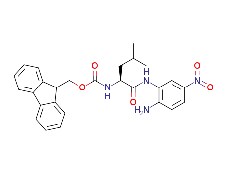 (9H-fluoren-9-yl)methyl (S)-(1-((2-amino-5-nitrophenyl)amino)-4-methyl-1-oxopentan-2-yl)carbamate