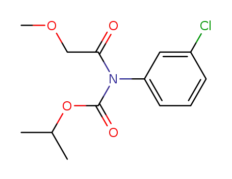 (3-Chloro-phenyl)-(2-methoxy-acetyl)-carbamic acid isopropyl ester