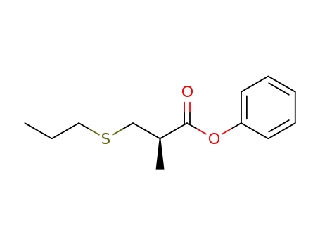 phenyl (2R)-2-methyl-3-(propylsulfanyl)propanoate