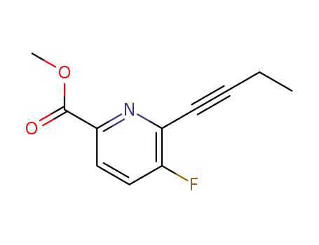 methyl 6-but-1-yn-1-yl-5-fluoropyridine-2-carboxylate