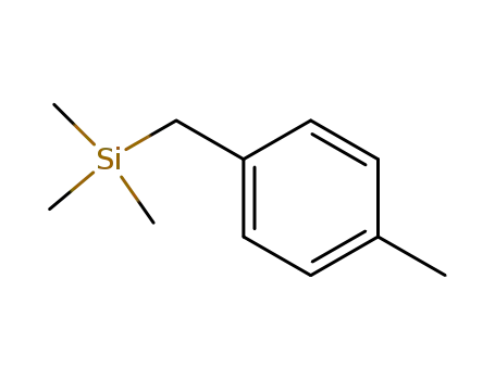 Molecular Structure of 7450-04-6 (Silane, trimethyl[(4-methylphenyl)methyl]-)