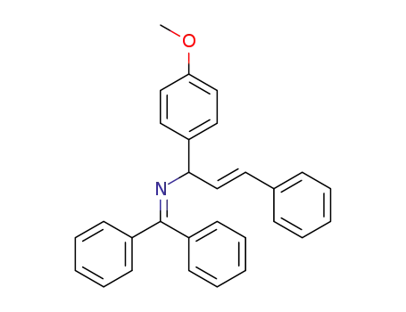 (E)-N-(diphenylmethylene)-1-(4-methoxyphenyl)-3-phenylprop-2-en-1-amine