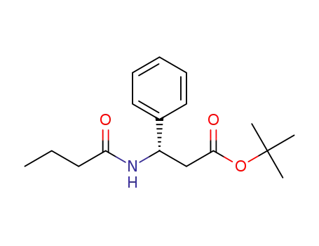 (S)-3-butanamido-3-phenylpropanoic acid tert-butyl ester