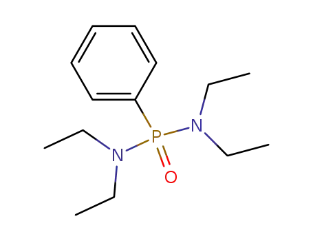 Molecular Structure of 4519-35-1 (Phosphonic diamide, N,N,N',N'-tetraethyl-P-phenyl-)
