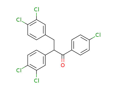 1-(4-chloro-phenyl)-2,3-bis-(3,4-dichloro-phenyl)-propan-1-one