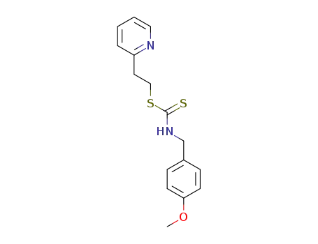 2-(pyridin-2-yl)ethyl 4-methoxybenzylcarbamodithioate