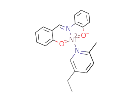 [Ni(2-((2-oxybenzylidene)amino)phenolate)(2-Me-5-Et-pyridine)]