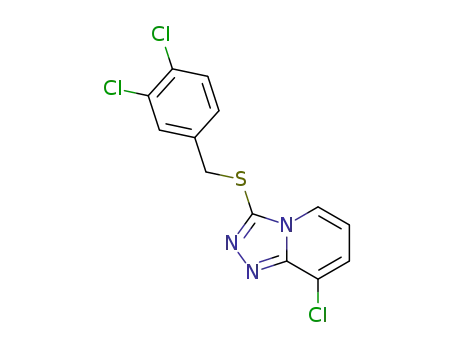 8-chloro-3-((3,4-dichlorobenzyl)thio)-[1,2,4]triazolo[4,3-a]pyridine