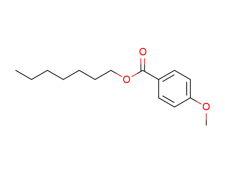 Molecular Structure of 5452-08-4 (heptyl 4-methoxybenzoate)