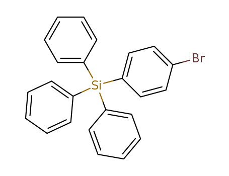 18737-40-1,4-Bromotetraphenylsilane,Silane,(4-bromophenyl)triphenyl- (9CI);Silane, (p-bromophenyl)triphenyl- (6CI,8CI);NSC 168677;