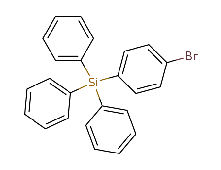 Molecular Structure of 18737-40-1 (Benzene,1-bromo-4-(triphenylsilyl)-)