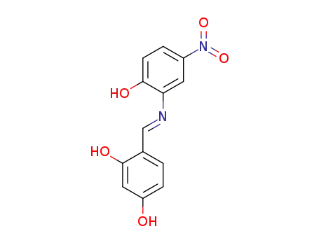 4-{(E)-[(2-hydroxy-5-nitrophenyl)imino]methyl}benzene-1,3-diol
