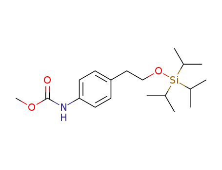 methyl {4-[2-(triisopropylsilyloxy)ethyl]phenyl}carbamate