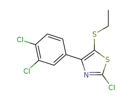 2-chloro-4-(3,4-dichlorophenyl)-5-(ethylthio)thiazole