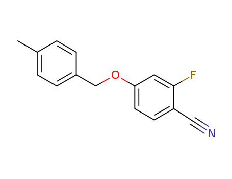 2-fluoro-4-[(4-methylphenyl)methoxy]benzonitrile