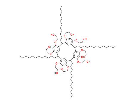 2,2',2'',2''',2'''',2''''',2'''''',2'''''''-(((2R,4S)-2,4,6,8-tetradodecyl-1,3,5,7(1,3)-tetrabenzenacyclooctaphane-14,16,34,36,54,56,74,76-octayl)octakis(oxy))octakis(ethan-1-ol)