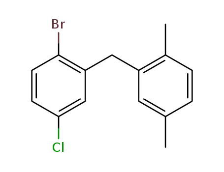 2-(2-bromo-5-chlorobenzyl)-1,4-dimethylbenzene
