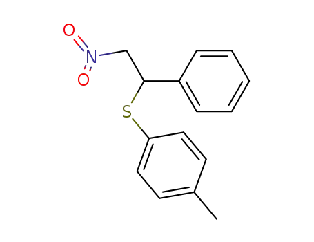(2-nitro-1-phenylethyl)(p-tolyl)sulfane