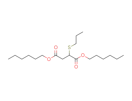 dihexyl 2-(propylsulfanyl)succinate