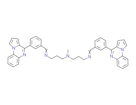 bis{N-[3-(pyrrolo[1,2-a]quinoxalin-4-yl)benzylidene]-3-aminopropyl}methylamine