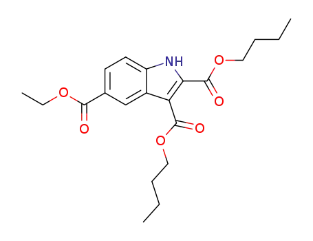 2,3-dibutyl 5-ethyl 1H-indole-2,3,5-tricarboxylate