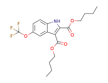 dibutyl 5-(trifluoromethoxy)-1H-indole-2,3-dicarboxylate
