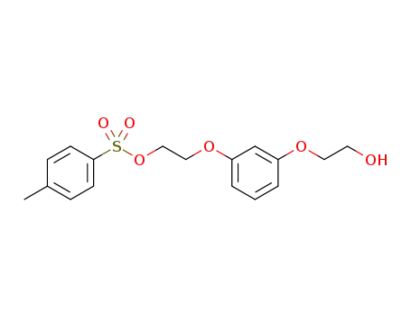 2-(3-(2-hydroxyethoxy)phenoxy)ethyl 4-methylbenzenesulfonate