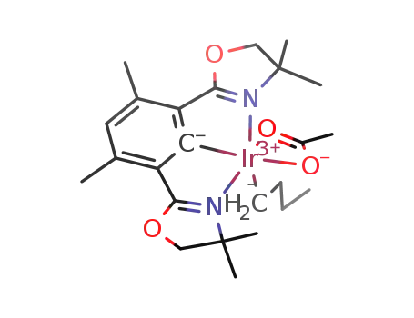 (3,5-dimethylphenyl-2,6-bis(oxazolinyl))Ir(OAc)(CH2(CH2)2CH3)