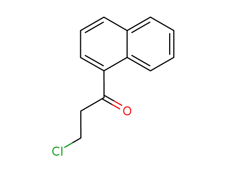 Molecular Structure of 345949-37-3 (1-Propanone, 3-chloro-1-(1-naphthalenyl)-)