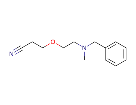 3-<2-(N-benzyl-N-methylamino)ethoxy>propionitrile