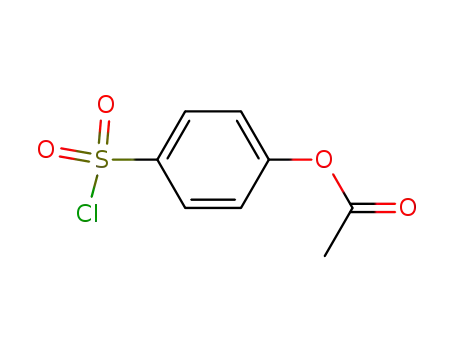 Molecular Structure of 79119-26-9 (Benzenesulfonyl chloride, 4-(acetyloxy)-)