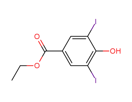 4-hydroxy-3,5-diiodo-benzoic acid ethyl ester