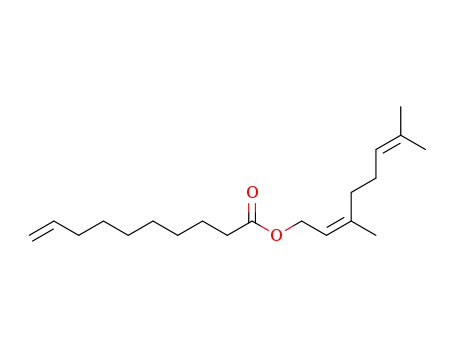 dec-9-enoate cis-3,7-dimethyloct-2,6-dien-1-yl