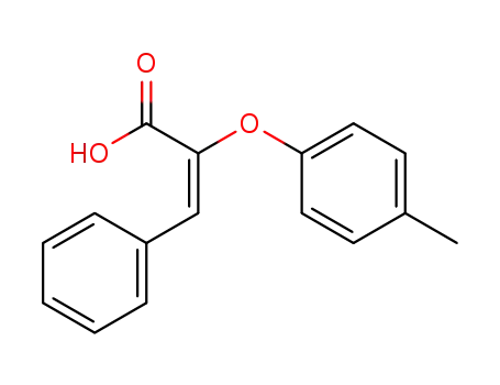 α-p-tolyloxy-cinnamic acid
