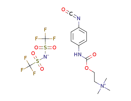 2-[N-(4-isocyanatophenyl)carbamoyloxy]ethyltrimethylammonium bis(trifluoromethanesulfonyl)imide