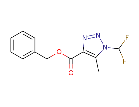 benzyl 1-(difluoromethyl)-5-methyl-1H-1,2,3-triazole-4-carboxylate