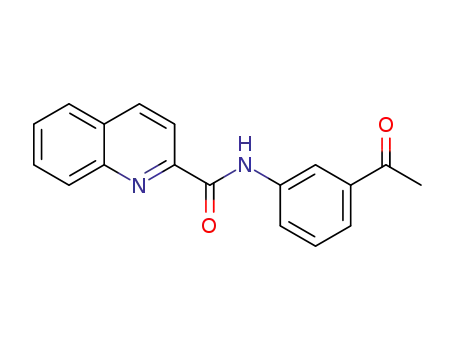 N-(3-acetylphenyl)quinoline-2-carboxamide