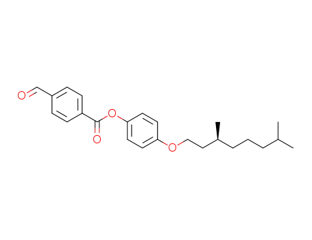 (S)-4-(3,7-dimethyloctyloxy)phenyl 4-formylbenzoate