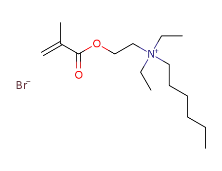 N,N-diethyl-N-hexyl-N-[2-(methacryloyloxy)ethyl]ammonium bromide