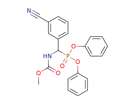 methyl ((3-cyanophenyl)(diphenoxyphosphoryl)methyl)carbamate