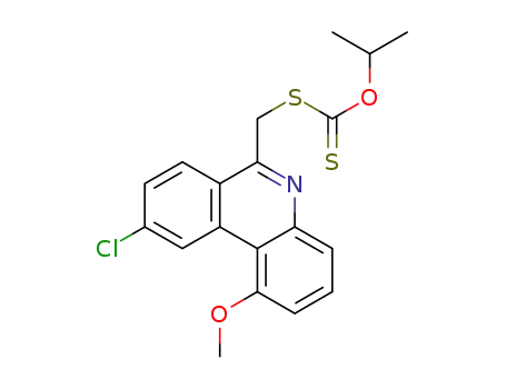 S-((9-chloro-1-methoxyphenanthridin-6-yl)methyl) O-isopropyl carbonodithioate