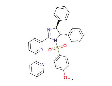 6-((4S,5S)-1-((4-methoxyphenyl)sulfonyl)-4,5-diphenyl-4,5-dihydro-1H-imidazol-2-yl)-2,2′-bipyridine